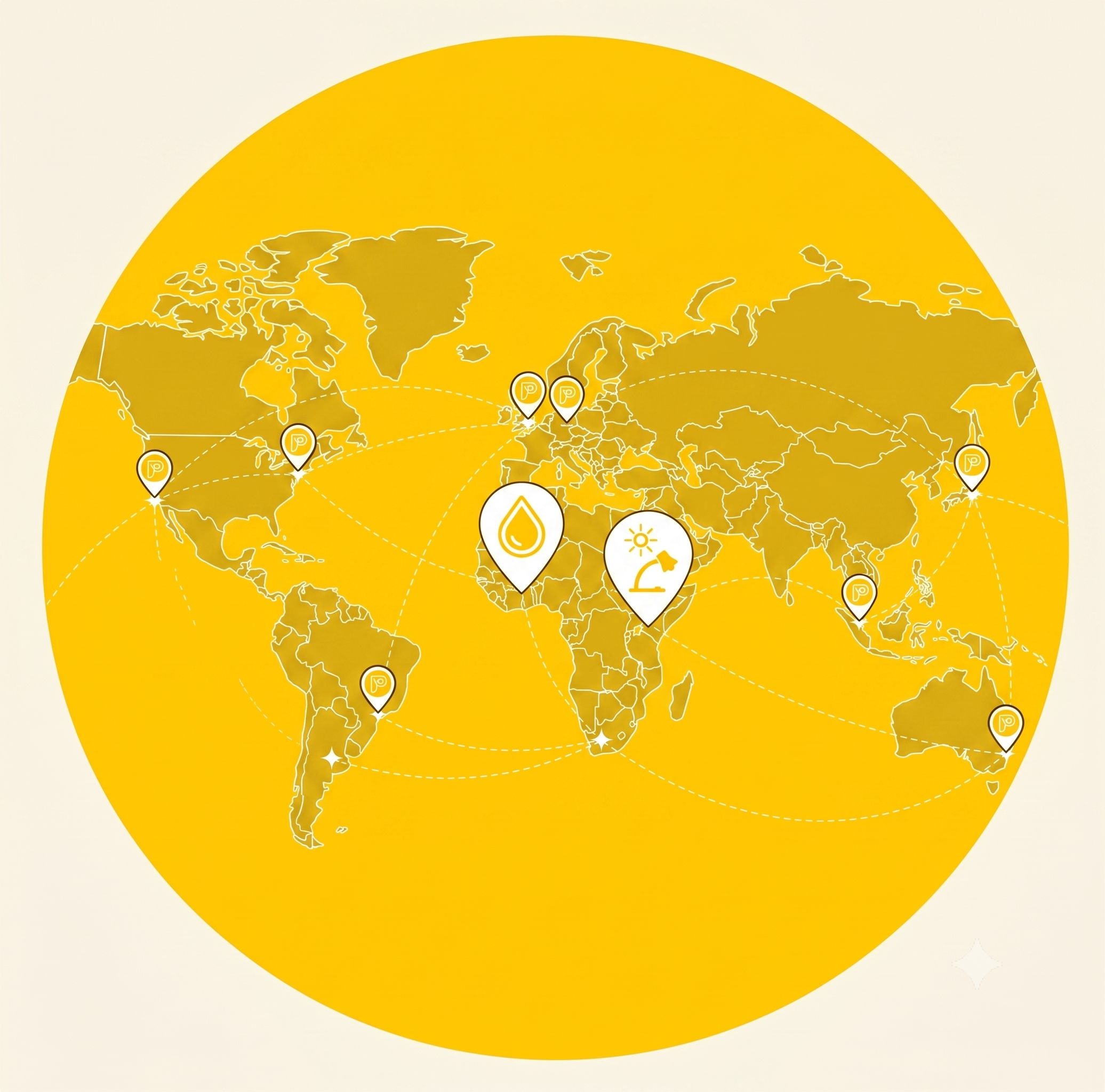 Global Logistics and Impact Map